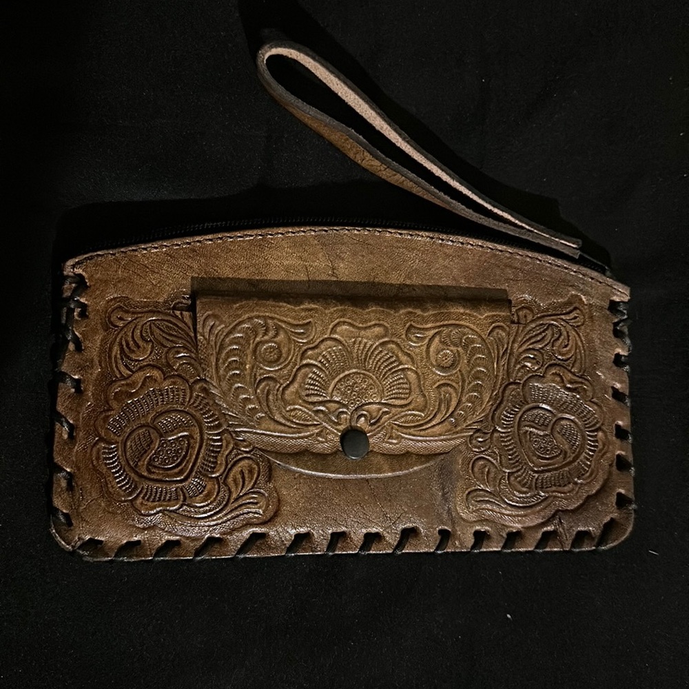 Leather Wristlet